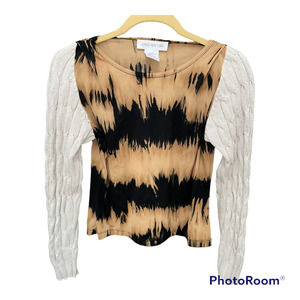 Jones New York Women's Long Sleeve Blouse Medium